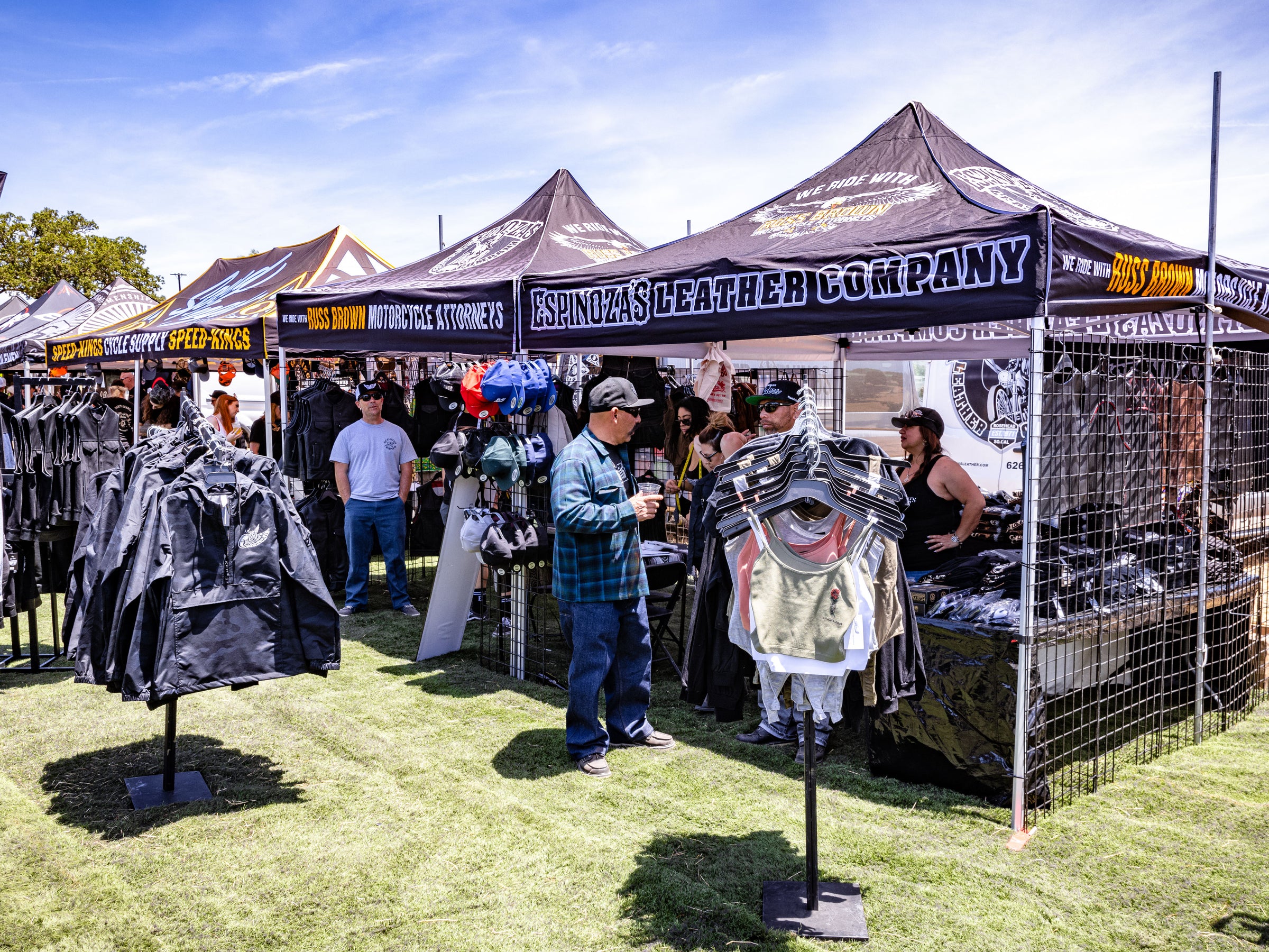 Espinoza's Leather Born Free Booth Events