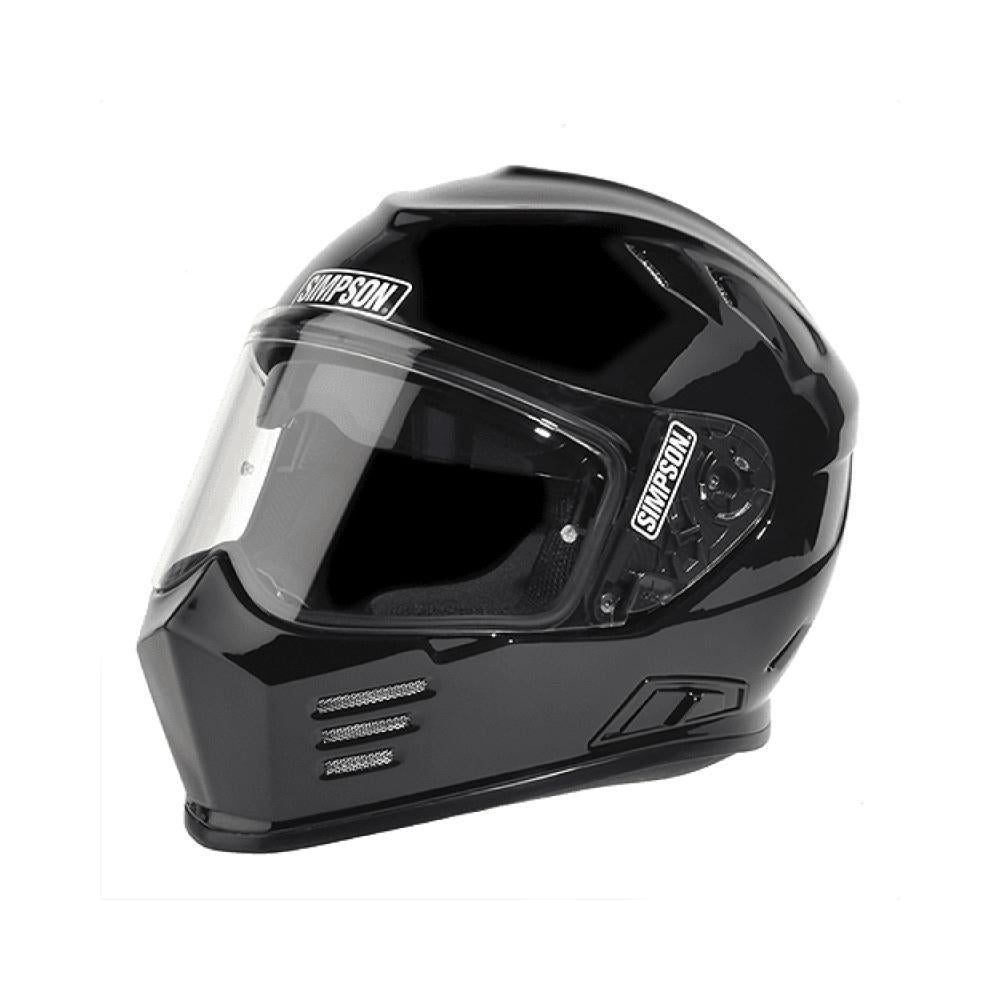 bandit style motorcycle helmets Simpson Ghost Bandit Helmet Gloss Black / M