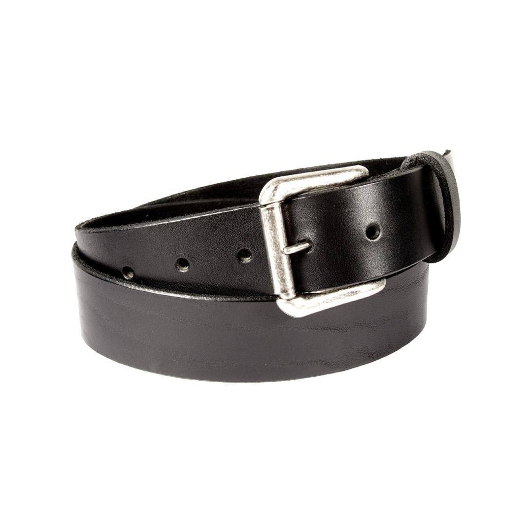 Black Leather Belt - Espinoza's Leather