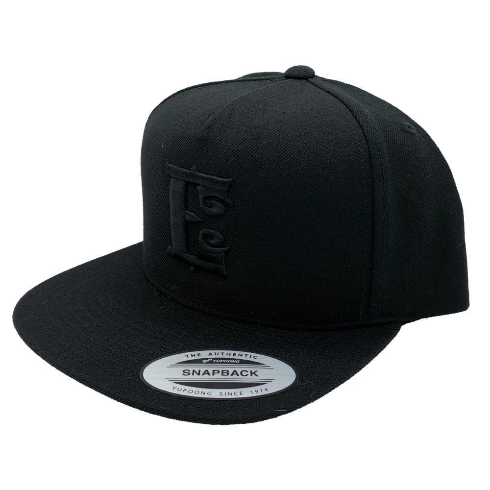 Espinozas Black on Black Classic Snapback - Espinoza's Leather