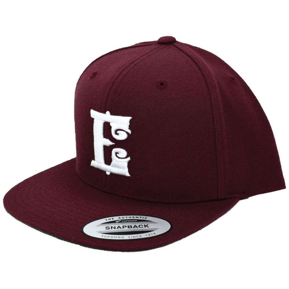 Espinozas Burgundy Black E Hat – Espinoza's Leather