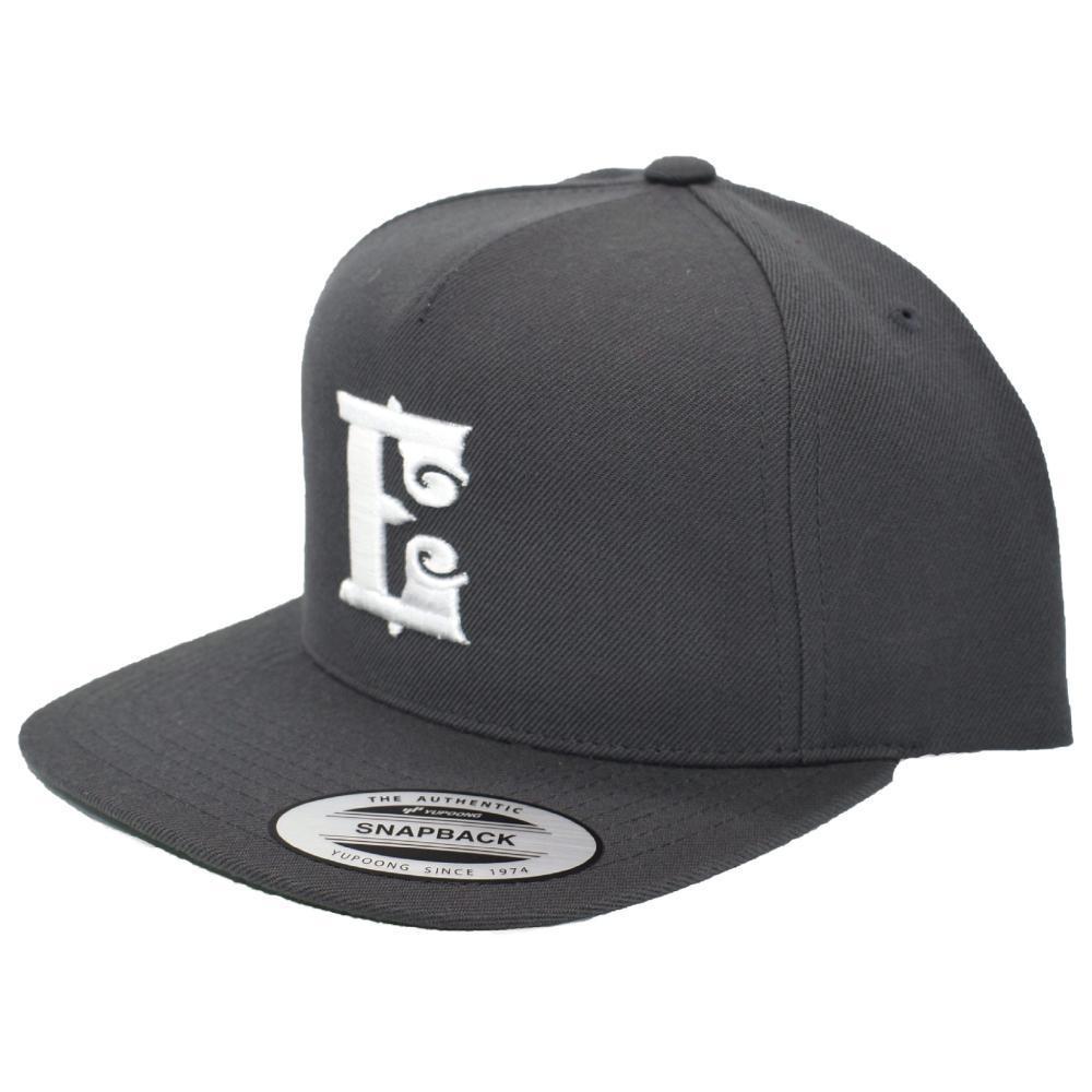 Espinozas White On Grey Classic Hat - Espinoza's Leather