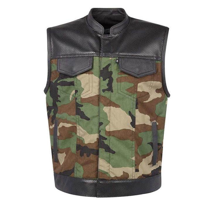 "In-Stock" Cordura Camo Vest - Espinoza's Leather