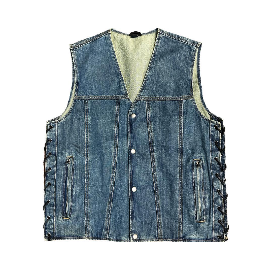 Cowboy denim vest best sale