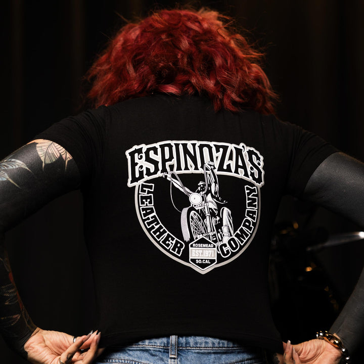 Ladies Classic Logo Crop Tee