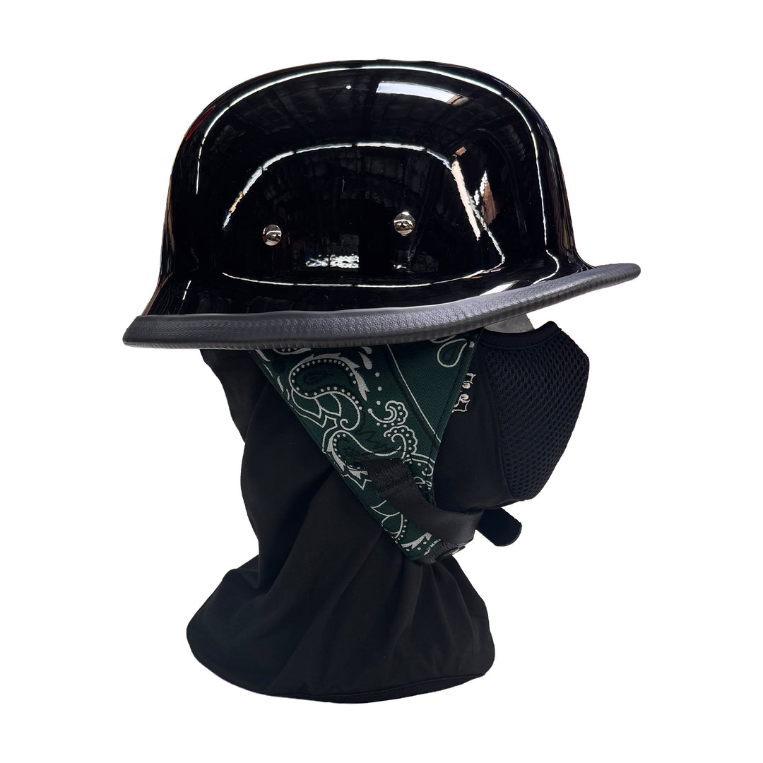 Gloss German Novelty Helmet With Ear Covers