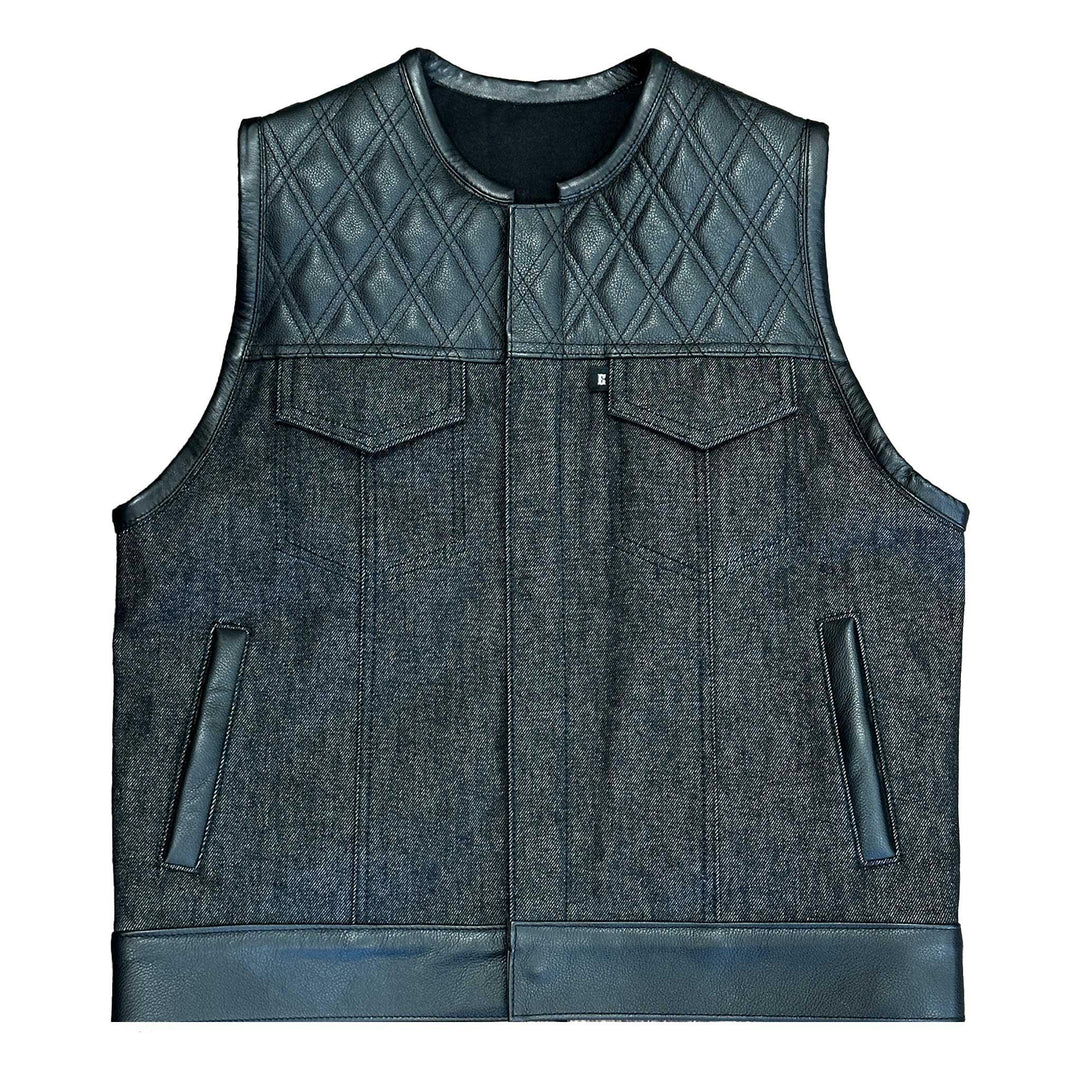 Espinoza's Leather Men's Denim And Leather Vest – Page 2
