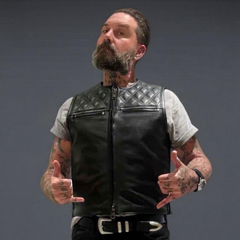 All Leather Double Diamond Cali Cut - Espinoza's Leather