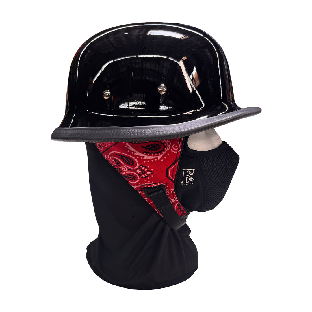 Gloss German Novelty Helmet With Ear Covers