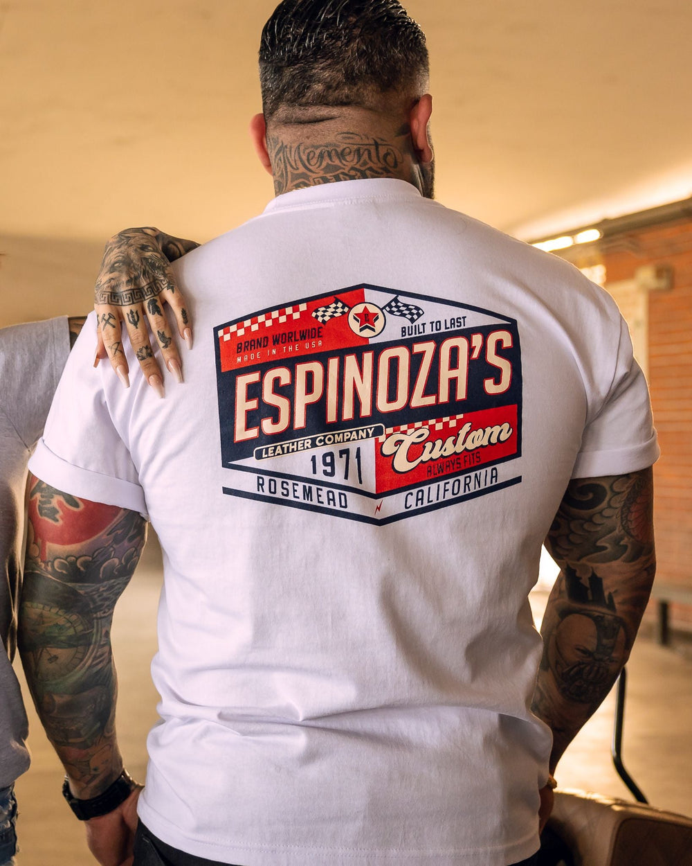 Espinoza's Finish Line Tee - Espinoza's Leather