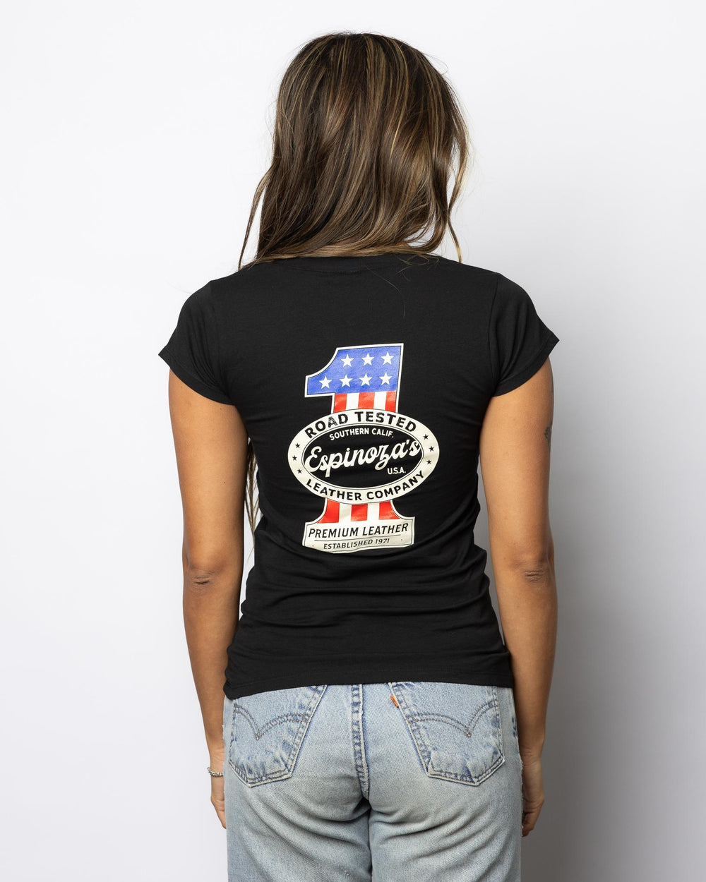 Espinozas Ladies The "One" V - Neck Tee - Espinoza's Leather