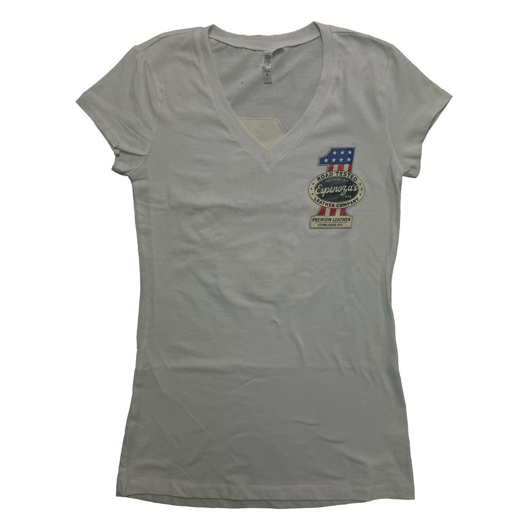 Espinozas Ladies The "One" V - Neck Tee - Espinoza's Leather