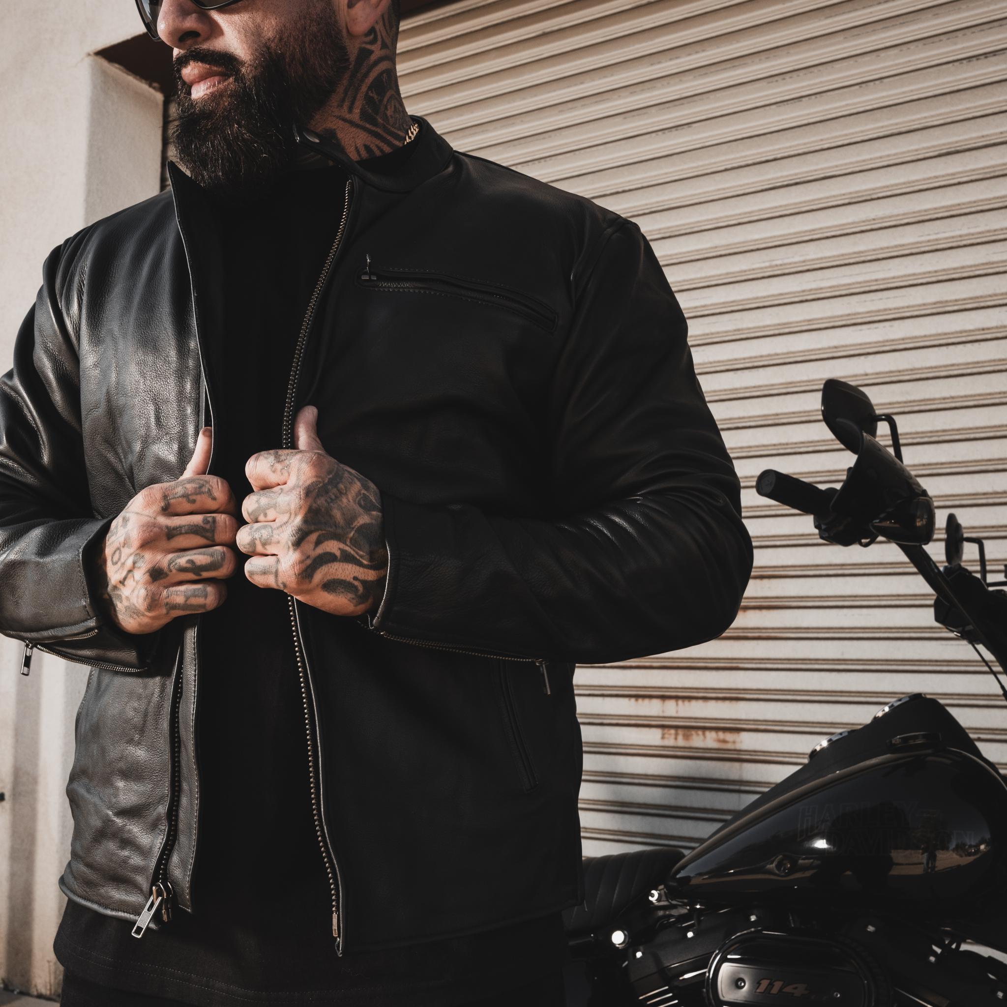 Espinoza's Leather Scooter Jacket