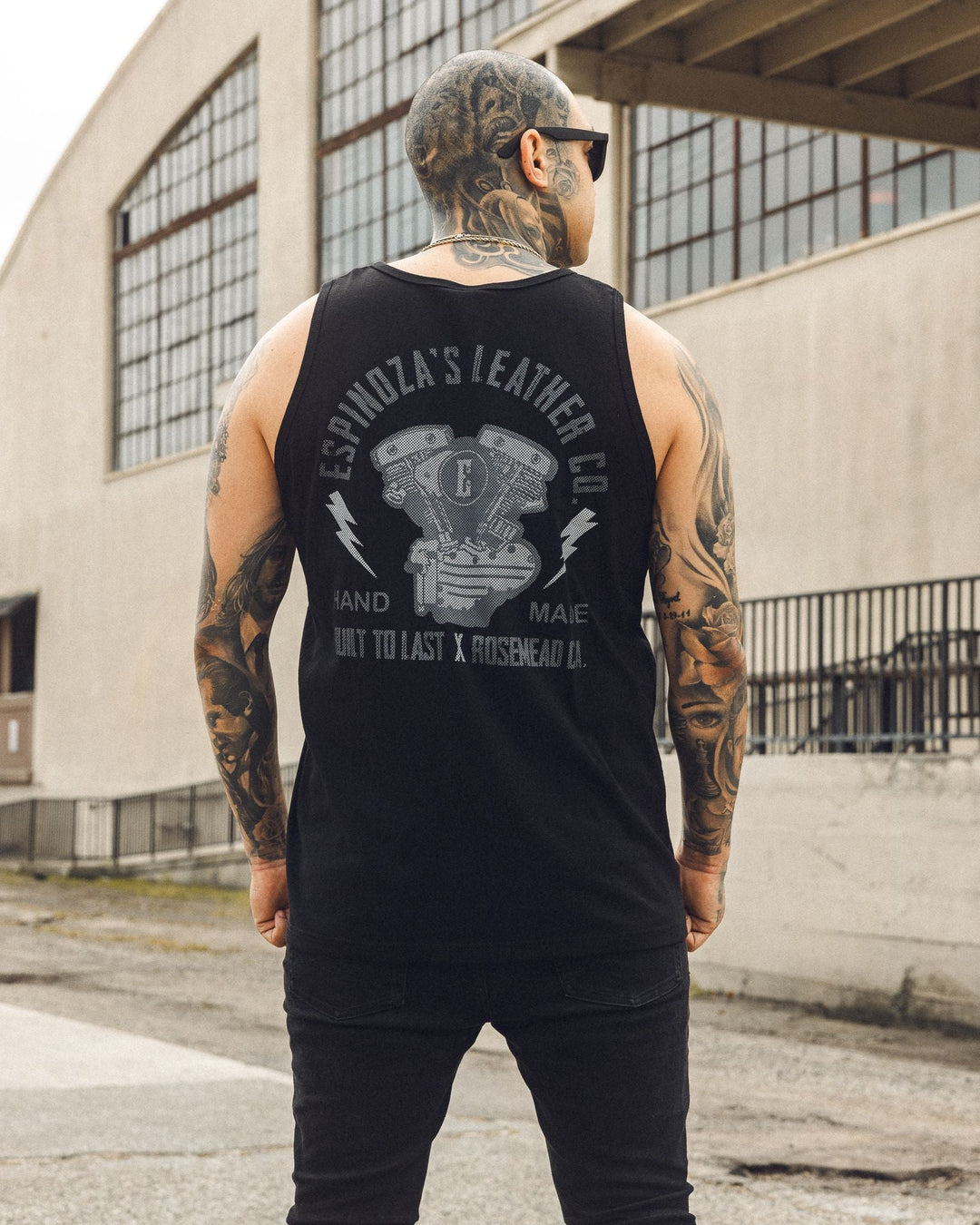 Espinoza's Subdued Tank - Black - Espinoza's Leather