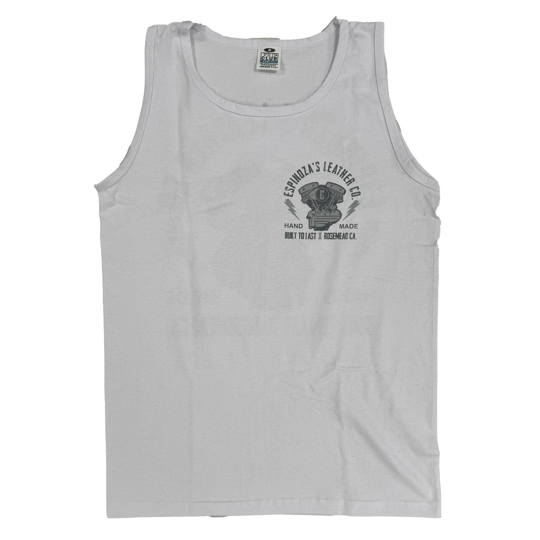 Espinoza's Subdued Tank-White - Espinoza's Leather