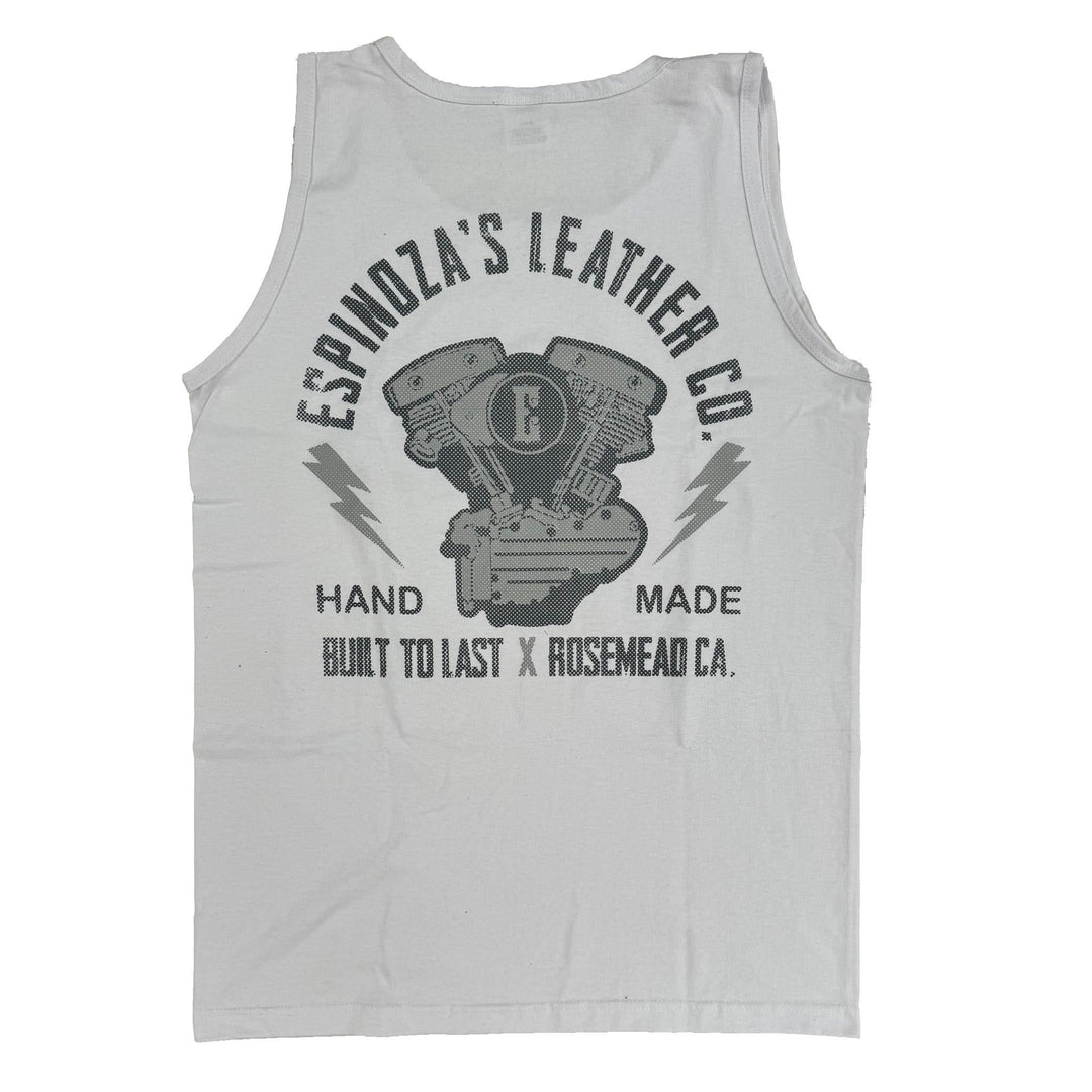 Espinoza's Subdued Tank-White - Espinoza's Leather