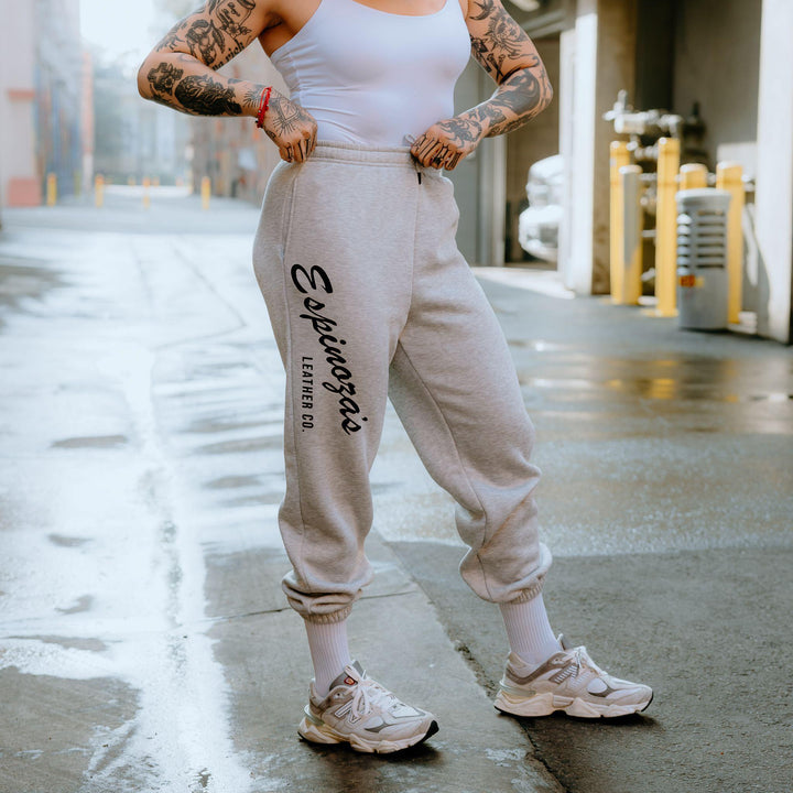 Espinozas Sweat Pants - Grey - Espinoza's Leather