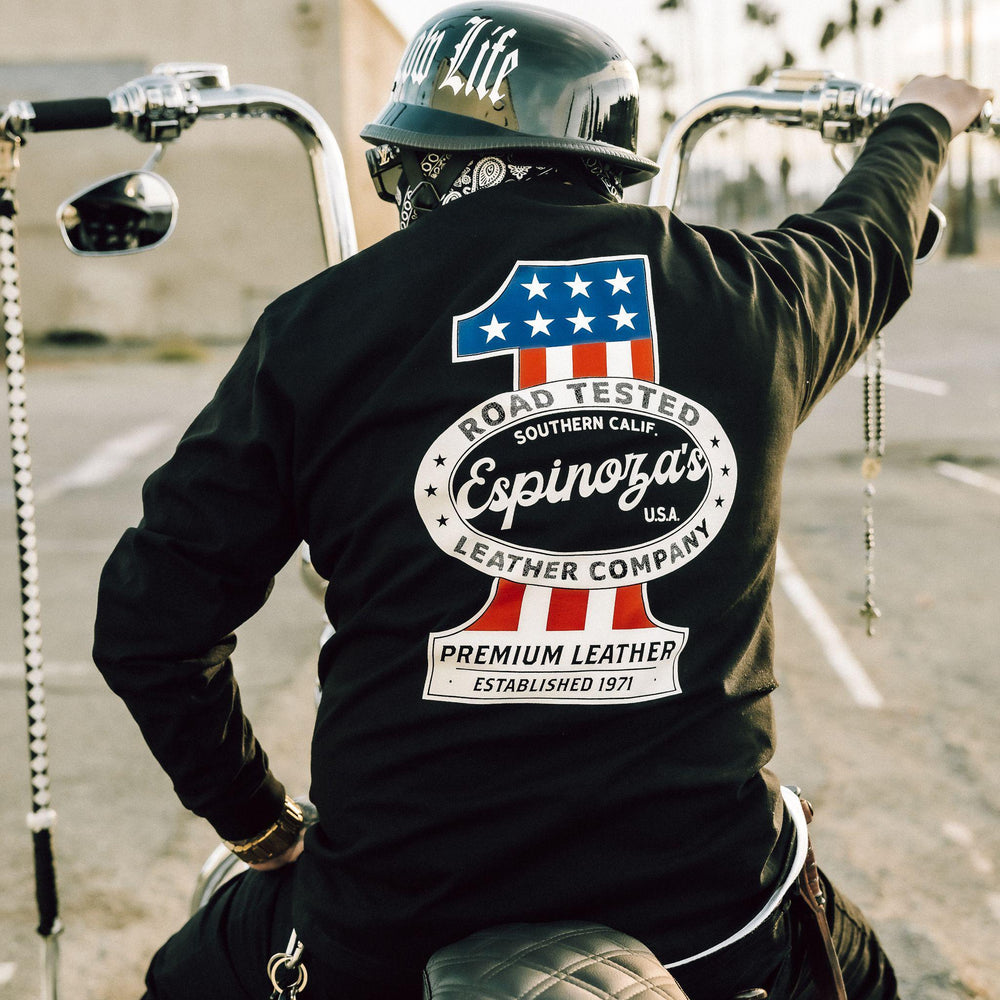 Espinozas "The One" Long Sleeve Tee - Espinoza's Leather