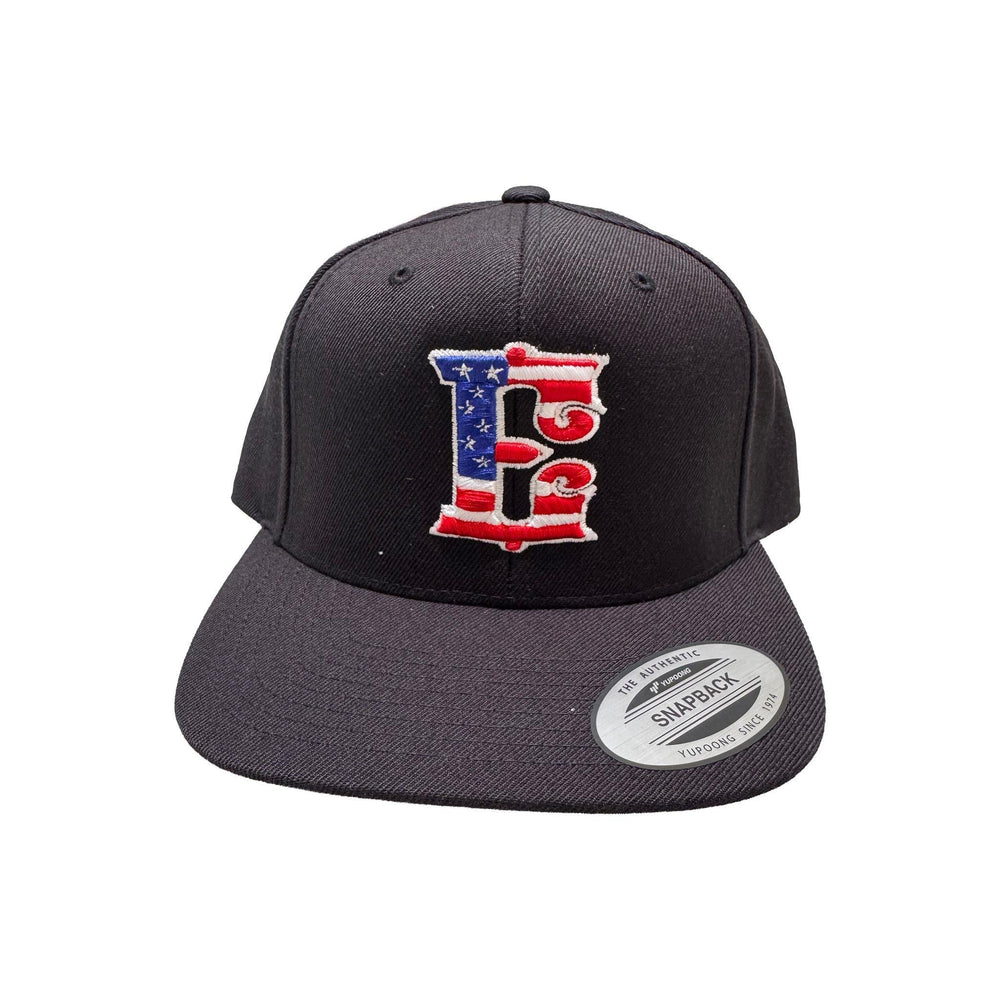 ESPINOZAS USA ON BLACK SNAPBACK - Espinoza's Leather