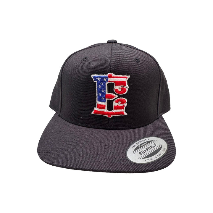 ESPINOZAS USA ON BLACK SNAPBACK - Espinoza's Leather