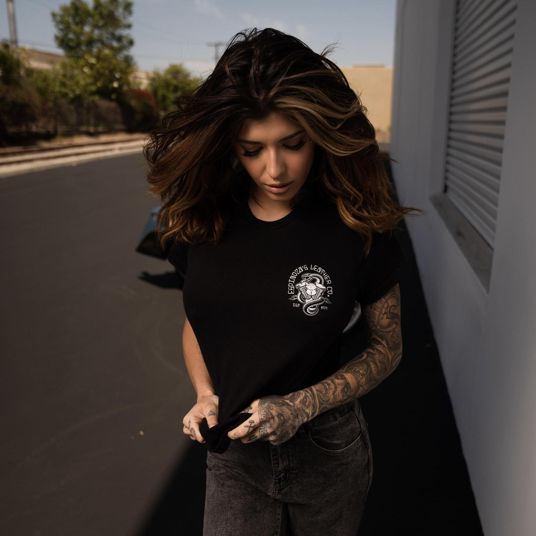 Ladies V Twin Snake Tee