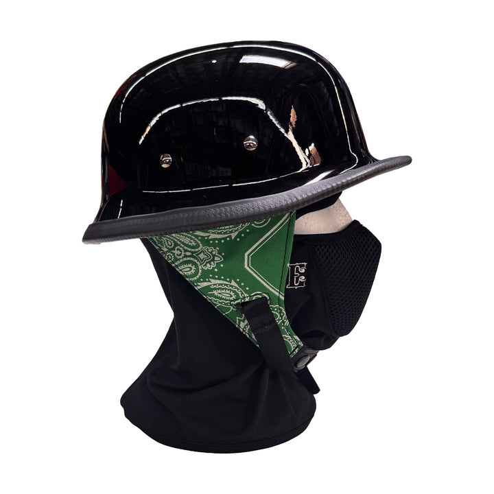 Gloss German Novelty Helmet With Ear Covers - Espinoza's Leather