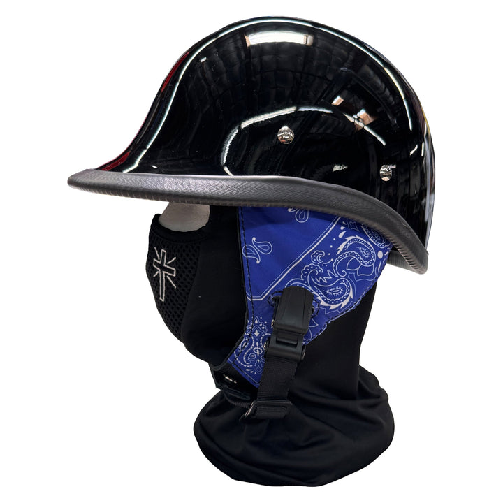 Gloss Polo Novelty Helmet with Ear Covers - Espinoza's Leather