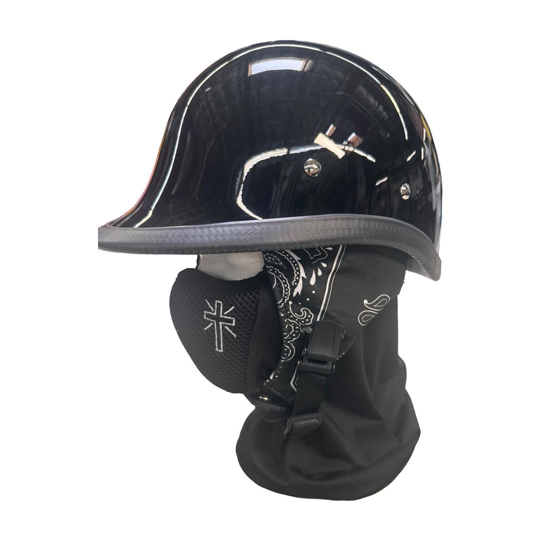 Gloss Polo Novelty Helmet with Ear Covers - Espinoza's Leather