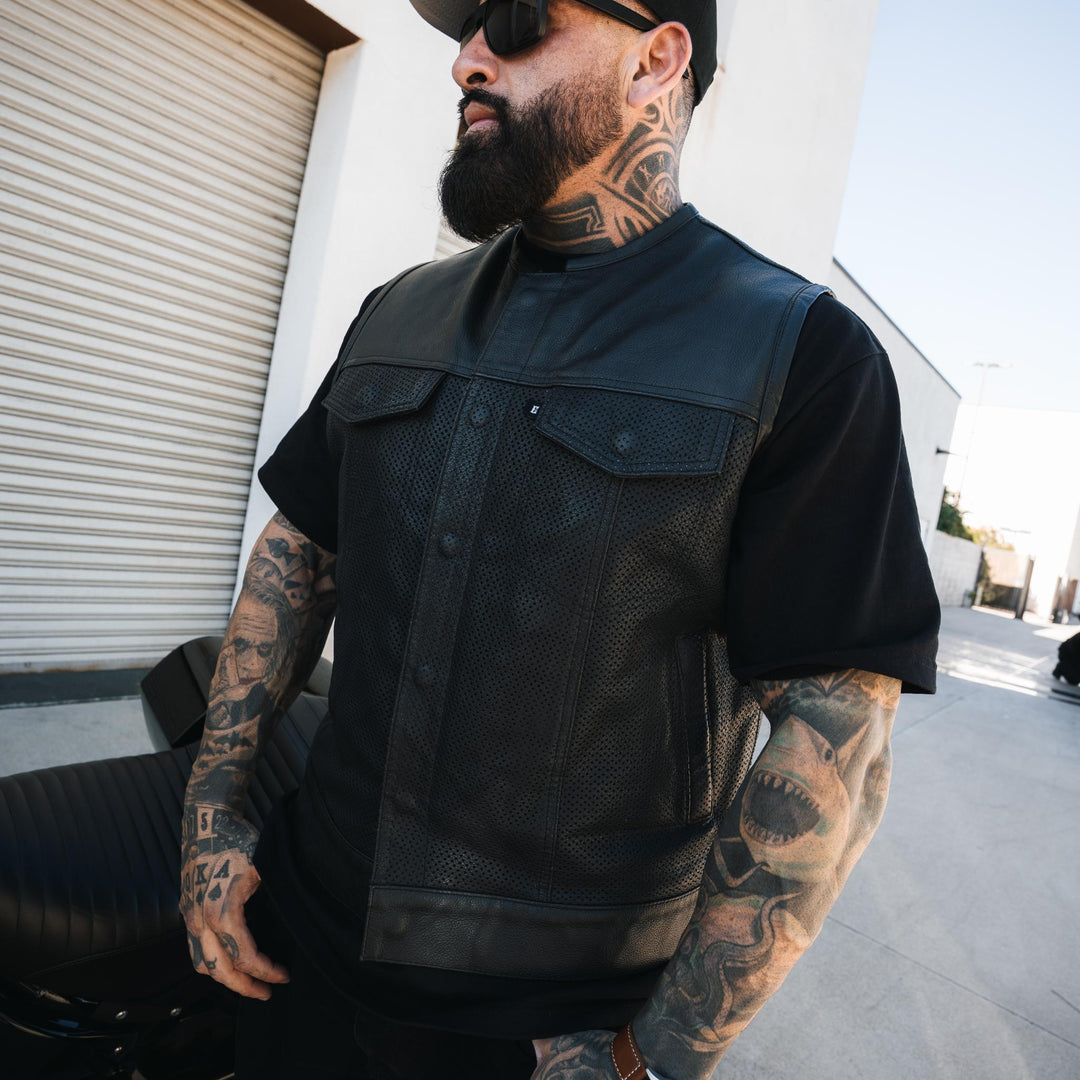 "In Stock" 50 - 50 Club Vest - Espinoza's Leather