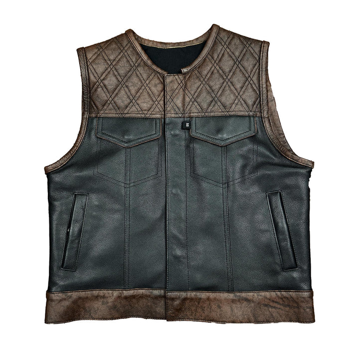 "In Stock" Brownstone Vest - Espinoza's Leather