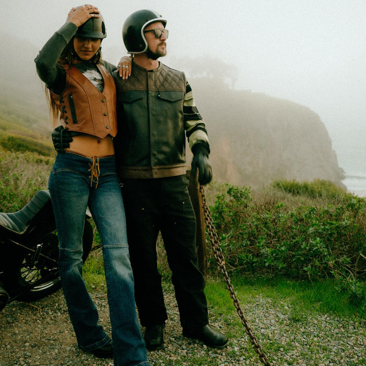 "In Stock" Brownstone Vest - Espinoza's Leather