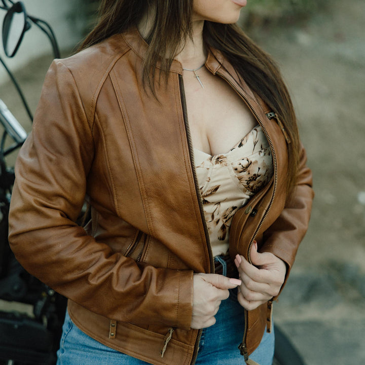 "In Stock" The Phoenix Brown Ladies - Espinoza's Leather