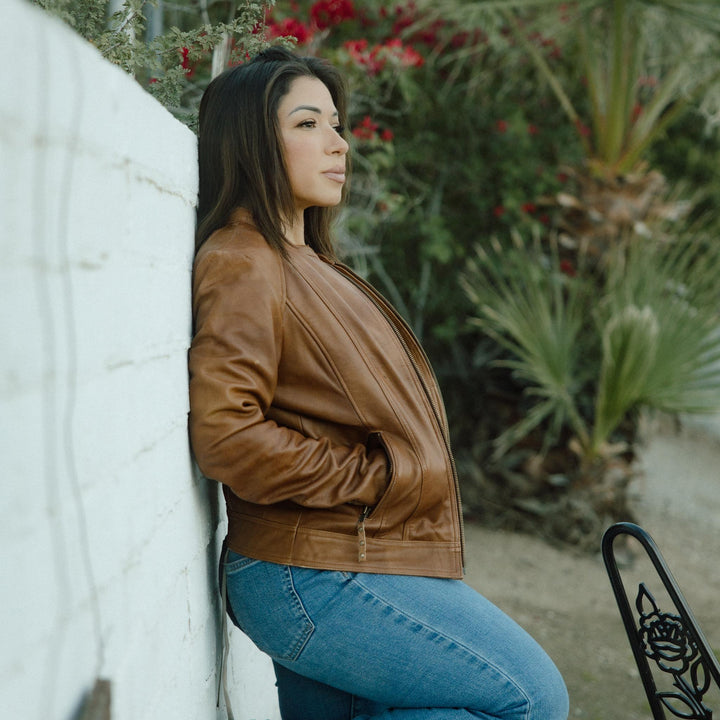 "In Stock" The Phoenix Brown Ladies - Espinoza's Leather