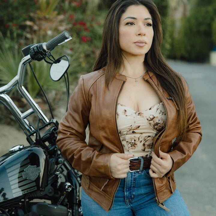 "In Stock" The Phoenix Brown Ladies - Espinoza's Leather