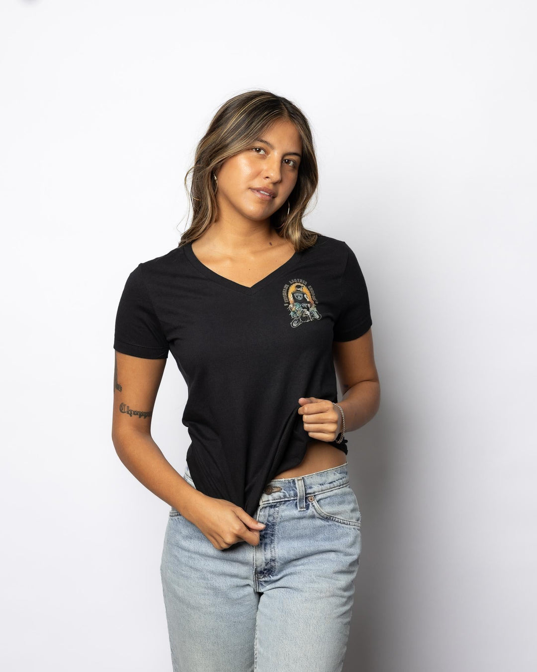 LADIES BUSTER WISE V NECK - Espinoza's Leather