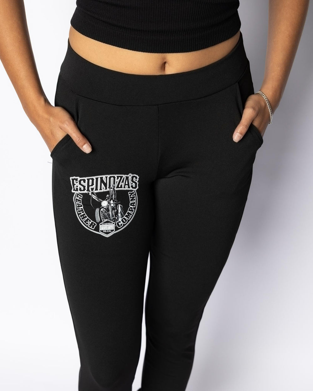 LADIES CLASSIC LOGO LEGGINGS - Espinoza's Leather