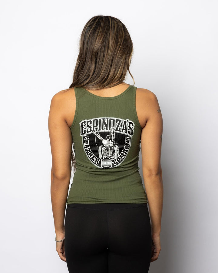LADIES ESPINOZA CLASSIC LOGO TANK - Espinoza's Leather
