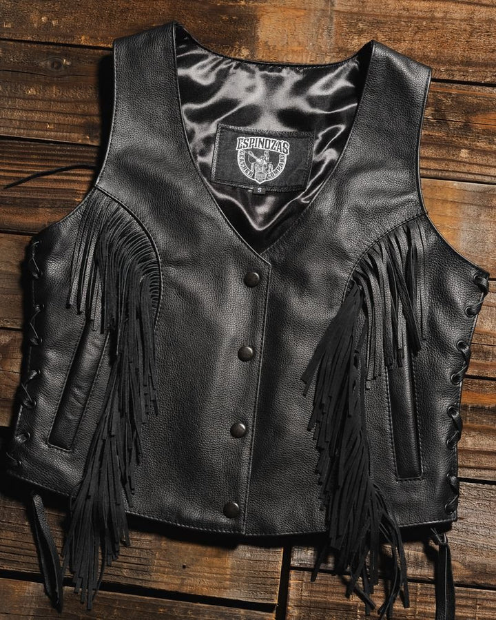 Ladies Fringe Vest - Espinoza's Leather