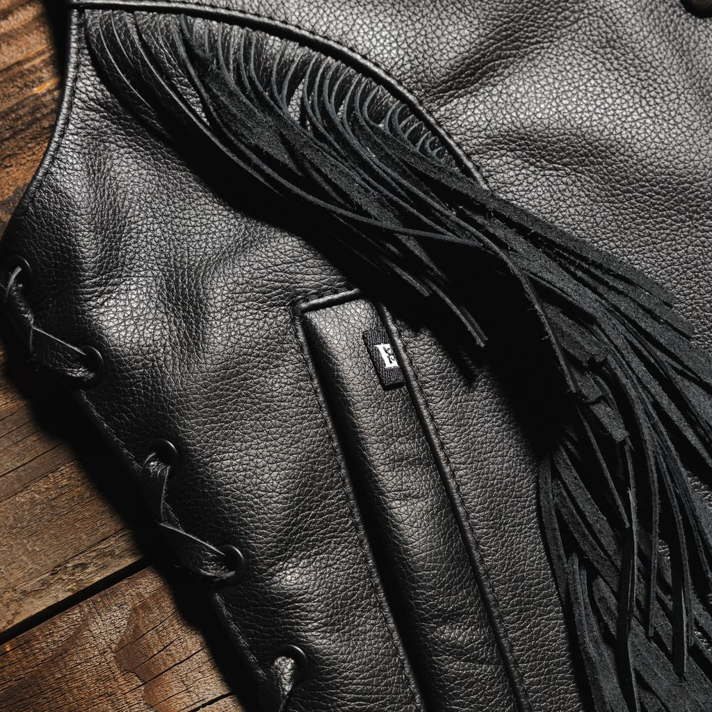 Ladies Fringe Vest - Espinoza's Leather
