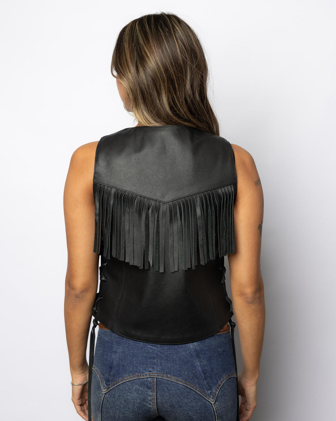 Ladies Fringe Vest - Espinoza's Leather