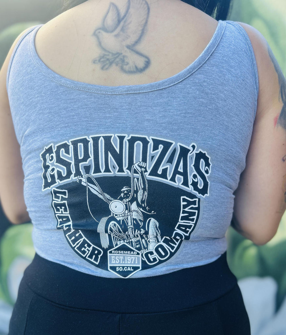 Ladies Gray Traditional Body Suit - Espinoza's Leather