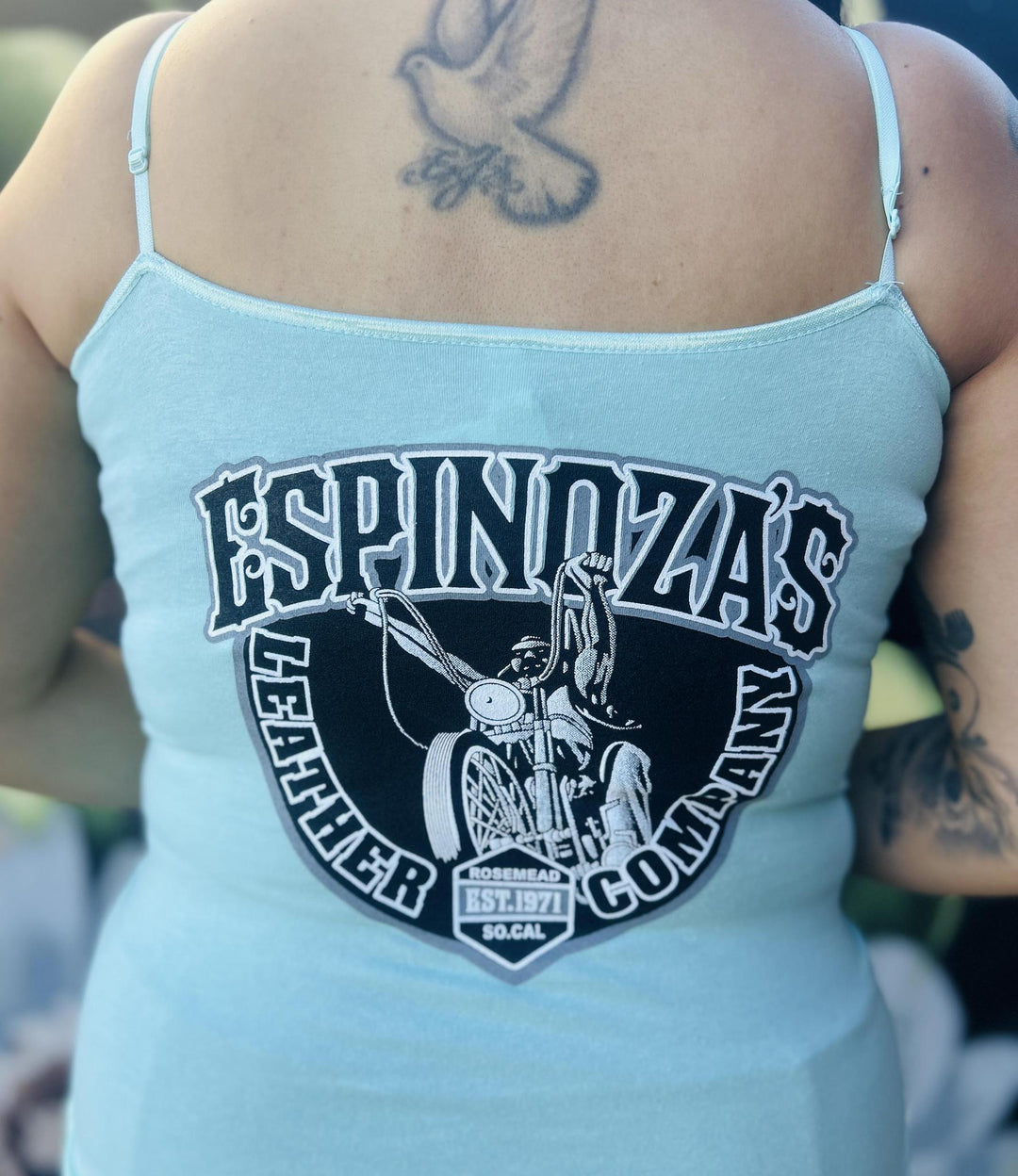 Ladies Teal Traditional Cami - Espinoza's Leather