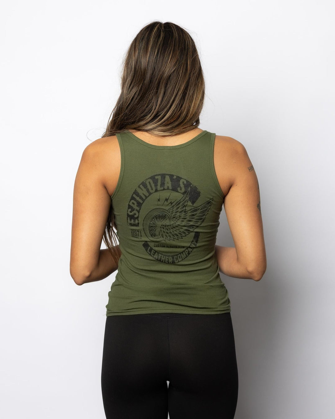 LADIES WINGED WHEEL TANK - Espinoza's Leather