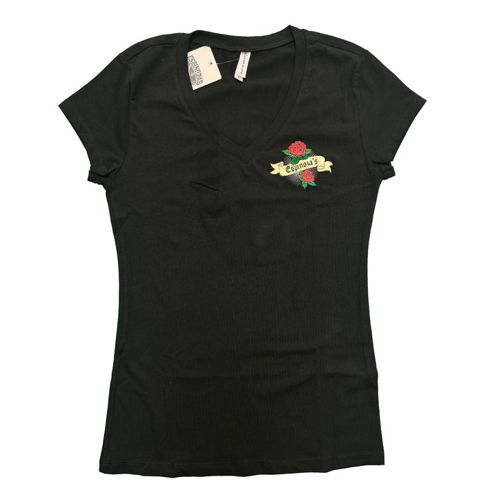 Por Vida Ladies V - Neck Tee - Espinoza's Leather