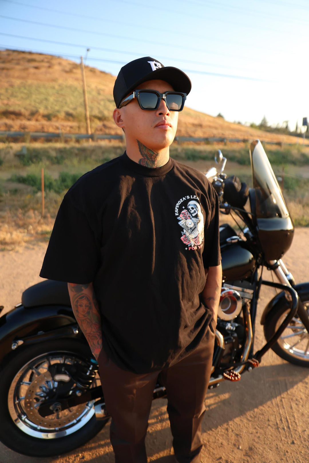 Santa Muerte Tee - Espinoza's Leather