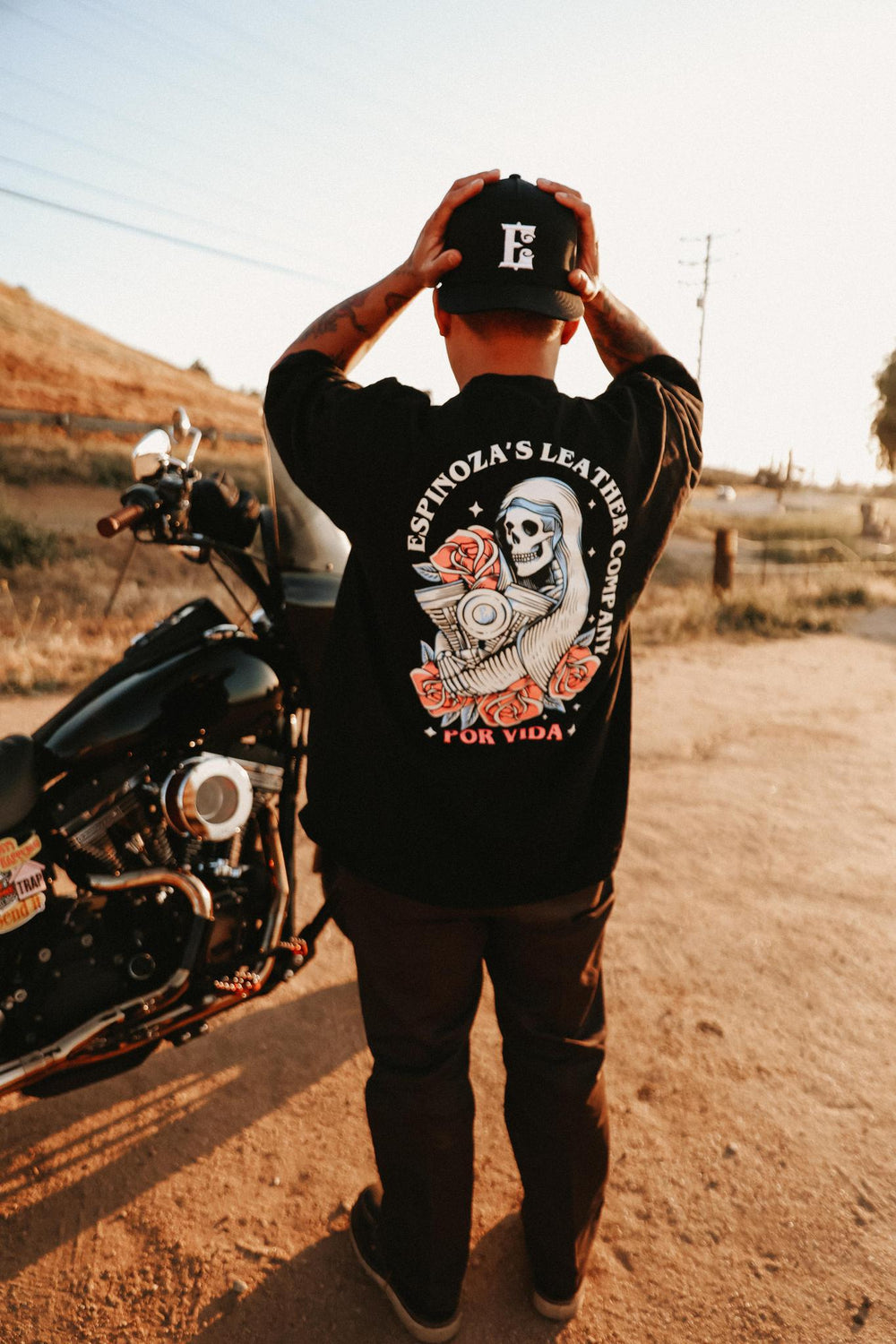 Santa Muerte Tee - Espinoza's Leather