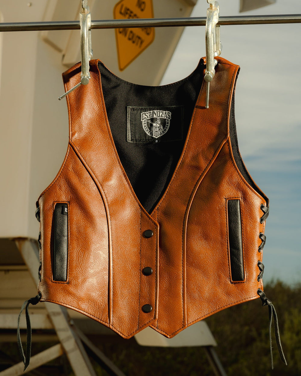 Womens Brown Paisley Traditional - Espinoza's Leather