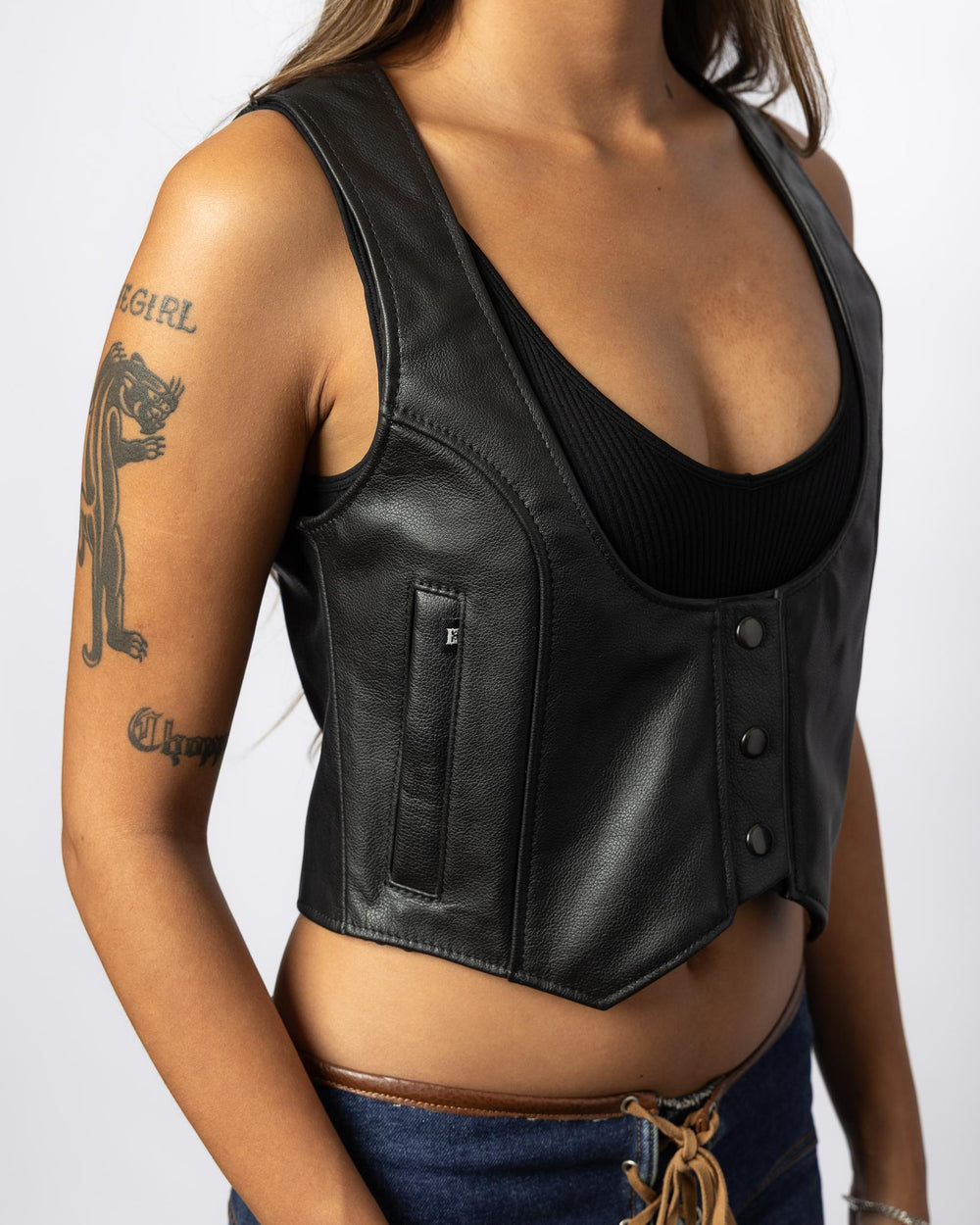 Womens Vest Road Queen - Espinoza's Leather