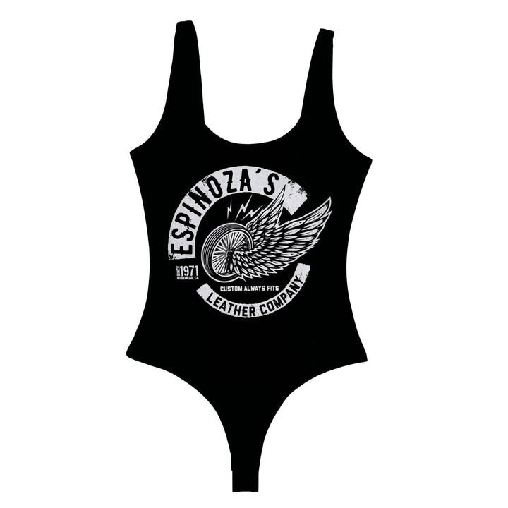 Womens Winged Wheel Bodysuit - Espinoza's Leather