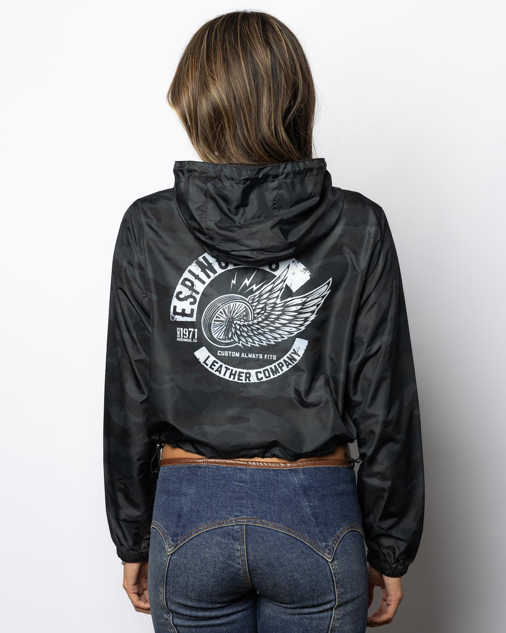 Womens Winged Wheel Light Weight Pull Over - Camo - Espinoza's Leather